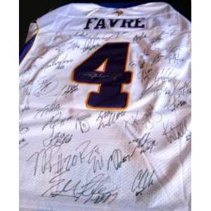 Minnesota Vikings 2010 Team Signed / Autographed Game Model Jersey 