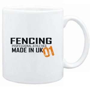 Mug White  Fencing Professional Athletics   Made in the UK  Sports 