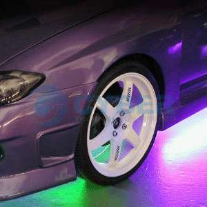 underbody car glow led strip light kit neon remote control