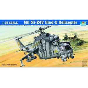   35 Mil Mi24V Hind E Helicopter (Plastic Models): Toys & Games