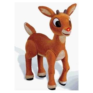   Red Nosed Reinder Rudolph Deluxe Poseable Holiday Figure Toys & Games