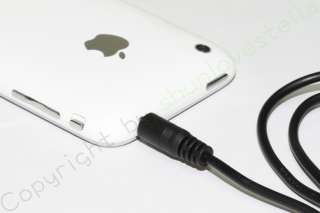 5mm Aux Auxiliary Cable Cord Apple iPhone 3GS 4S iPod Classic Touch 