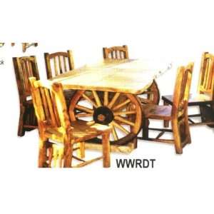  Wagon Wheel Table: Patio, Lawn & Garden