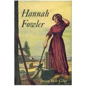  Hannah Fowler Janice Holt Giles Books