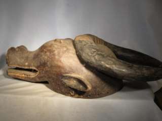 Africa_Congo Tabwa Buffalo mask #5 tribal african art  