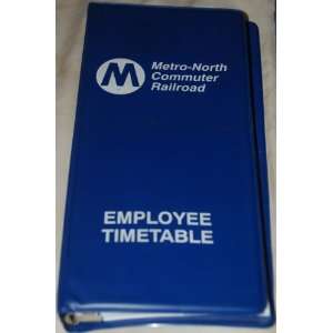  April 11th 1999 Metro North Rail Road Employee Time Table 