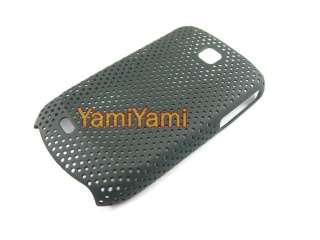 Plastic Hole Skin Protector Case Samsung Galaxy Mini s5570 Black 
