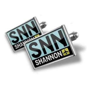   Airport code SNN / Shannon country Ireland   Hand Made Cuff Links
