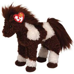    Ty Beanie Babies Thunderbolt   Brown and White Horse Toys & Games