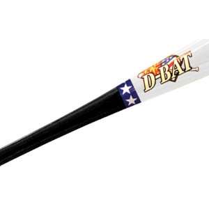  D Bat Pro Stock 161 Half Dip Baseball Bats WHITE 34 