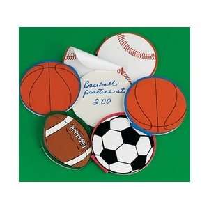  Sport Ball Notepads   Package of 24 Toys & Games