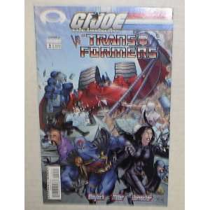    Gi Joe Vs the Transformers #3 Comic Book marvel comics Books