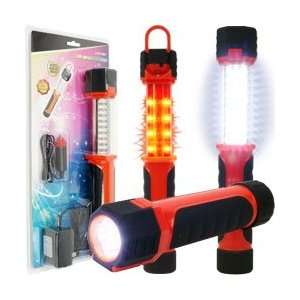   Lamp Mode, 4 Super Bright Led Flashlight Mode and 8 Red Led Warning