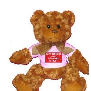   PRINTS ON YOUR HEART Plush Teddy Bear with WHITE T Shirt Toys & Games