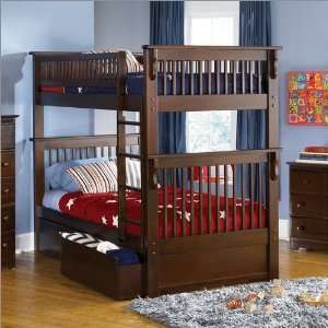  Twin over twin Atlantic Furniture Colorado Style Bunk Bed 