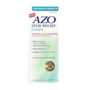  Azo Feminine Itch Relief Cream Maximum Strength 1oz 