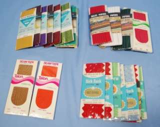 Large Lot Seam Binding, Bias Tape, Rick Rack, Bias Binding, Piping 