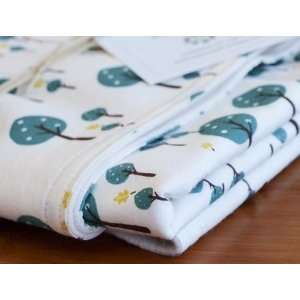   : Organic Quilt Company Tree Meadow Organic Cotton Baby Blanket: Baby