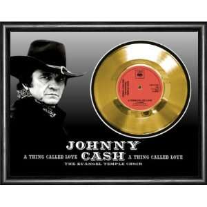  Johnny Cash A Thing Called Love Framed Gold Record A3 
