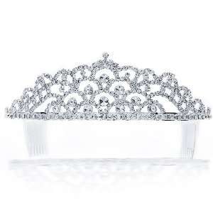  Crystal Bridal Tiara Mountain Crown Beauty