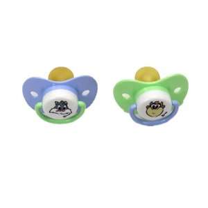Baby Looney Tunes 2  Pack Pacifiers With Carry Case   pink/yellow, one 