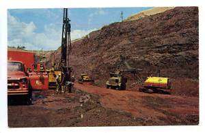 Shovel Wacootah Iroquois Mine Iron Range MN postcard  