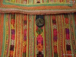 Hmong Embroidered Handbag Shoulder Bag Purse Hill Tribe Vintage Fabric 