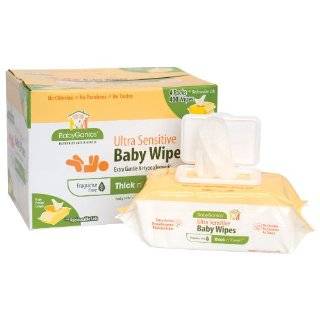Babyganics Thick N Kleen Extra Gentle, Value Box, Contains Four 100 