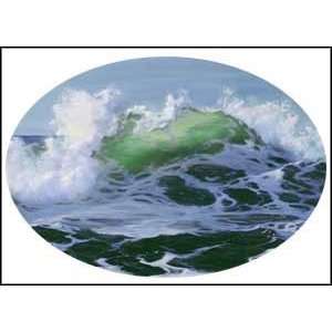  Turbulent Water Wave Seascape Ocean Marine Six Note Cards 