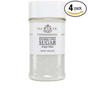 India Tree Sugar, Bright White, 3.5 Ounce (Pack of 4):  