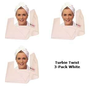  Turbie Twist 3 Pack * All 3   White Beauty