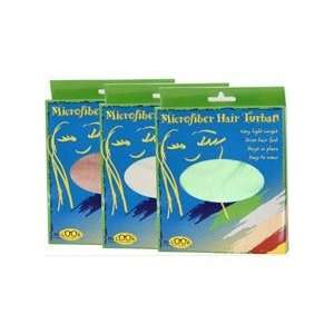 Microfiber Hair Turban: Beauty