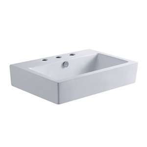  Elements of Design EDV4318W38 Clearwater Wash Basin Vessel 