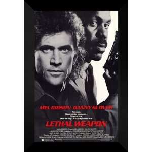 Lethal Weapon 27x40 FRAMED Movie Poster   Style A 1987