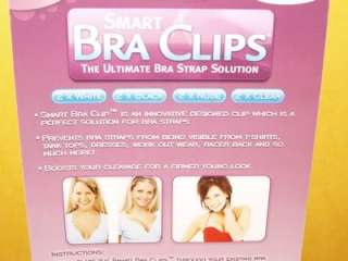 AS SEEN ON TV Personal Touch Smart Bra Clips Strap Solution   8 PACK 