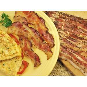 Peppered, Sliced Bacon Grocery & Gourmet Food