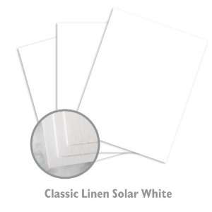  CLASSIC Linen Solar White Paper   500/Ream: Office 