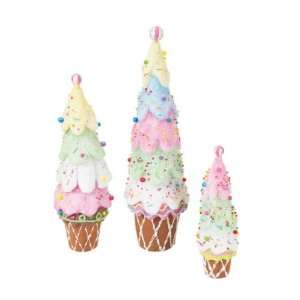   Pack of 6 Cupcake Heaven Sweet Treat Christmas Trees: Home & Kitchen