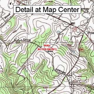  USGS Topographic Quadrangle Map   Delta, Pennsylvania 