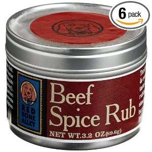 Red Bone Alley Beef Spice Rub, 3.2 Ounce Grocery & Gourmet Food