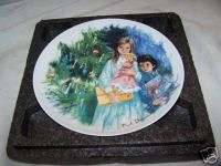 COLLECTOR PLATE CECILE ET RAOUL LIMOGES TURGOT 1980  