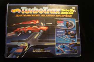 Hot Wheels TurboTrax Turbo Glo Jump Set 1980s  