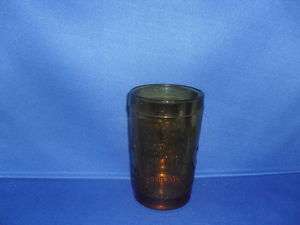 VINTAGE TIARA GLASS JACK AND JILL TUMBLER  