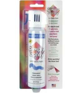 Simply Spray Soft Fabric Paint (2.5 Ounces)   IYCOC  