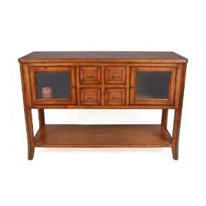  Country 4 Drawer 2 Door Accent Console