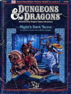 AD&D D&D TSR Module B10 NIGHTS DARK TERROR 9149 Dungeons & Dragons 