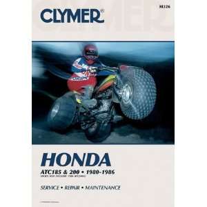  CLYMER REPAIR MANUAL HONDA ATC185/200 86 88: Automotive