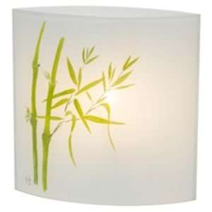  Oggetti Luce Bamboo Table Lamp R106048, Color  Green and 