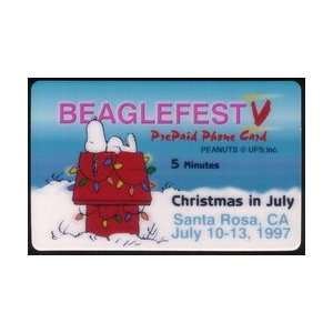   : 5u Snoopy Beaglefest 5 Christmas in July (Santa Rosa, CA. 7/97