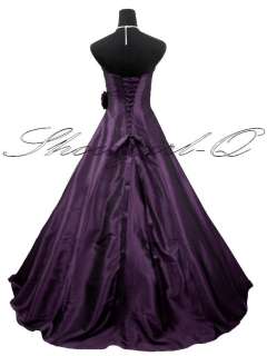 3506PU Evening Dress Prom Ball Gown 8 10 12 14 16 18 20  